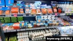 Продуктові магазини Керчі. Крим, 11 грудня 2023 року