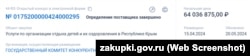 Інформація про закупівлю путівок до кримських оздоровниць для дітей під час повномасштабного вторгнення Росії в Україну