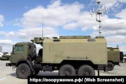 Російський комплекс радіоелектронної боротьби «Поле-21». Скріншот із сайту https://вооружение.рф