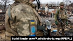 Українські військові у Київській області, 31 березня 2022 року. Ілюстраційне фото