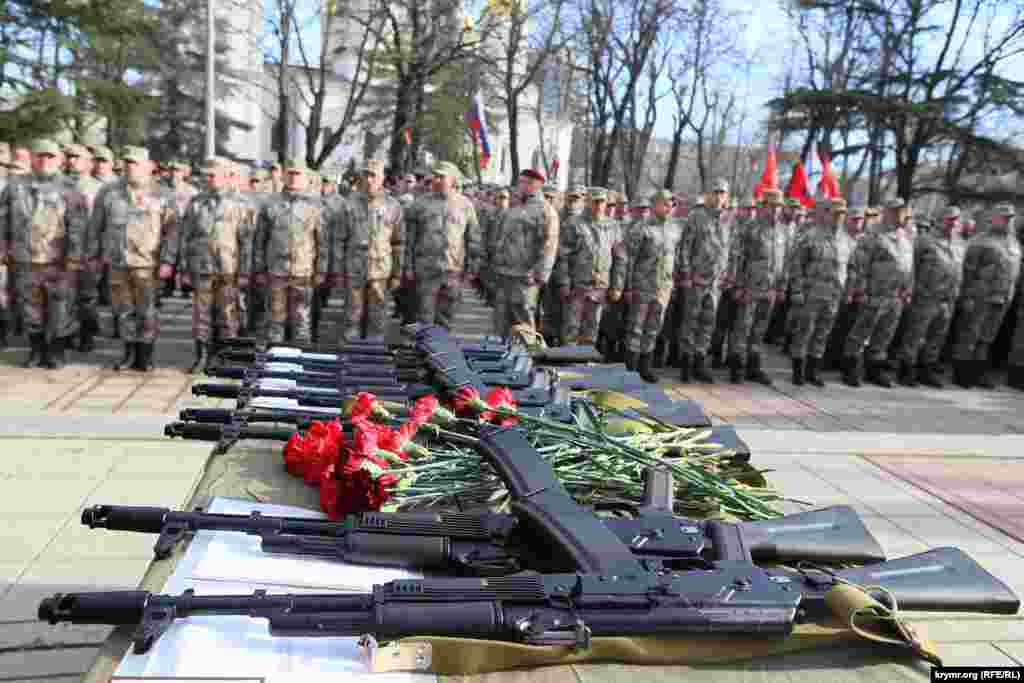 Церемонія нагородження бійців самооборони орденами, медалями та пам&#39;ятними дипломами