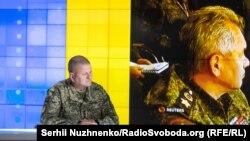 Головнокомандувач ЗСУ Валерій Залужний у студії Радіо Свобода під час Суботнього інтерв'ю