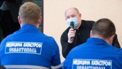 Тво російського губернатора Севастополя Михайло Развожаєв на зустрічі із співробітниками «швидкої допомоги», 20 травня 2020 року