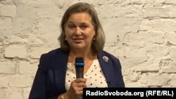 Вікторія Нуланд під час зустрічі із жінками-лідерками. Київ, 11 вересня 2019 року