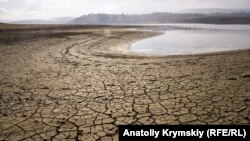 Сімферопольське водосховище, грудень 2020 року