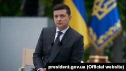 Президент Володимир Зеленський під час пресконференції