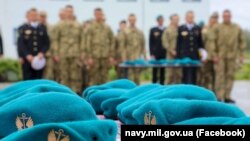 Урочистості з нагоди Дня морської піхоти у 35 ОБрМП на Одещині. 22 травня 2021 року