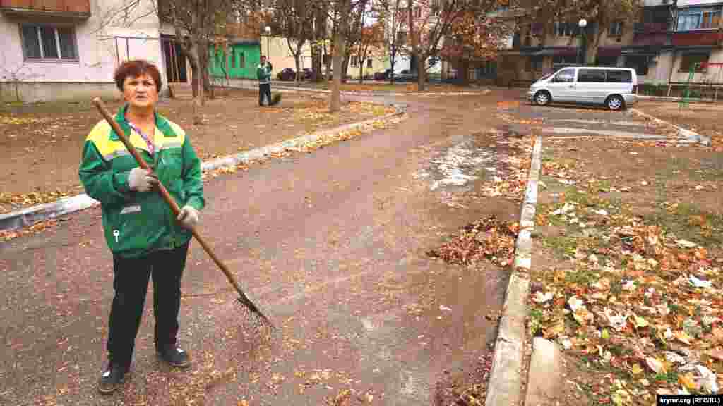 Тьотя Соня працює двірником в Армянську не перший рік