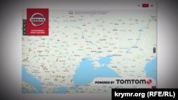 Зображення мапи від картографічного ресурсу TomTom