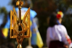 Під час маршу ветеранів війни на Донбасі. Київ, 24 серпня 2019 року