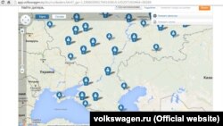 Дилерська мережа Volkswagen у Росії