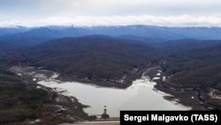 Загірське водосховище у Бахчисарайському районі, архівне фото