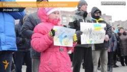 Близько двохсот жителів Маріуполя вийшли на панахиду за загиблими