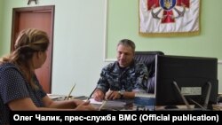 Командувач ВМС України віце-адмірал Ігор Воронченко під час інтерв’ю Радіо Свобода