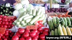 Продукти на ринку у Криму. Архівне фото