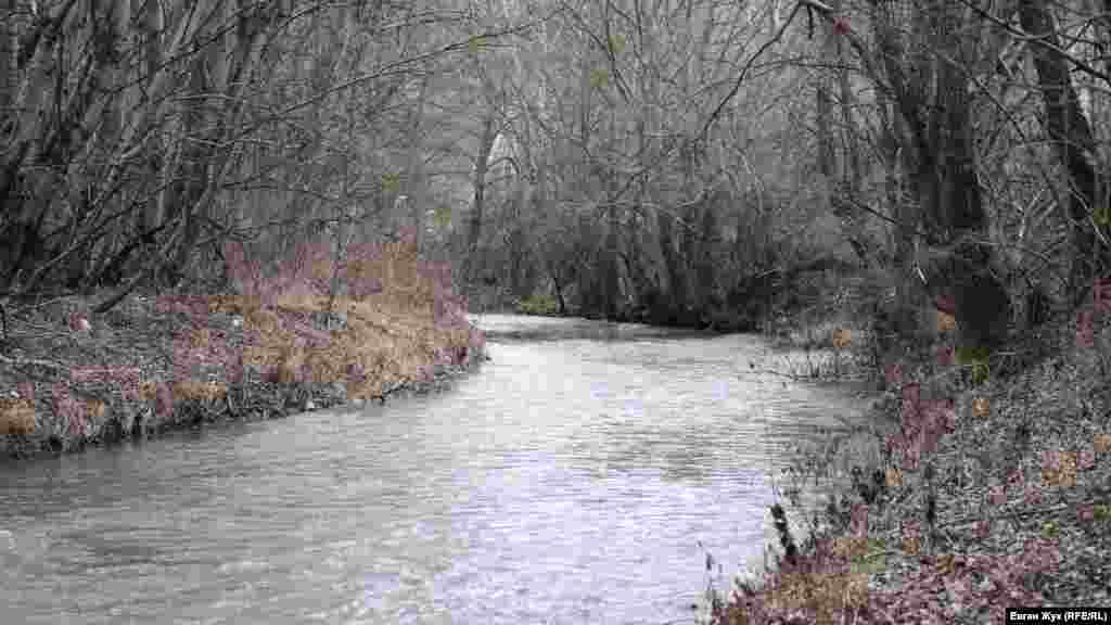 Річка Бельбек поруч із ділянкою водозабору