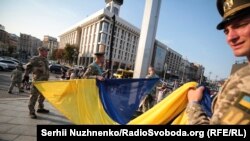 Україна готується відзначати 28-й День Незалежості: : у центрі Києва 22 серпня провели репетицію урочистостей