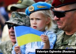 Під час Маршу захисників України в рамках заходів до 30-річчя Незалежності України. Київ, 24 серпня 2021 року