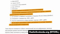 Серед ймовірних питань анкети є і політичні