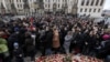 Czech Republic - People attend the funeral ceremony of late former Czech President Vaclav Havel at Prague Castle's St. Vitus Cathedral, 23Dec2011