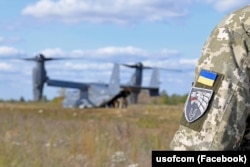 Під час навчань із залученням американського конвертоплана Osprey