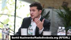 Володимир Зеленський під час пресмарафону 10 жовтня