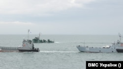 Кораблі Каспійської флотилії ВМФ Росії в Азовському морі. Ілюстративне фото