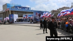 Першотравнева демонстрація в Сімферополі, 2015 рік